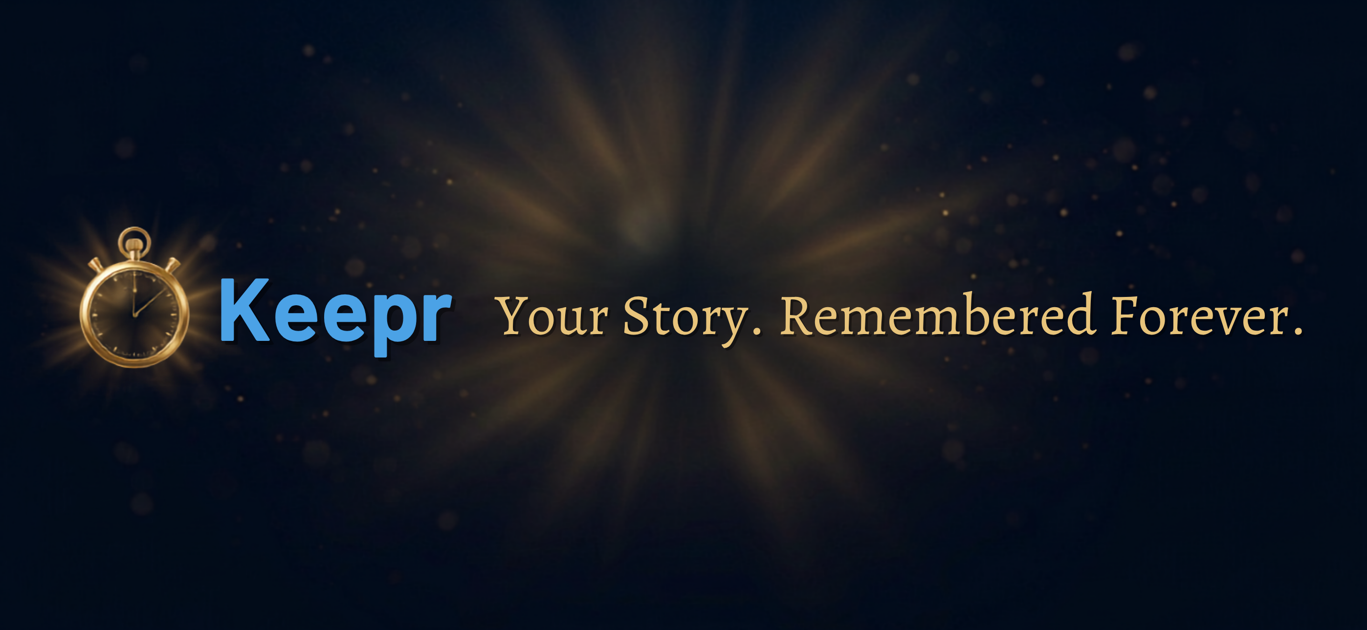 Keepr — Your Story. Remembered Forever.